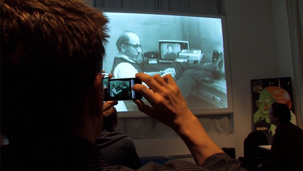 Ralph H. Baer und seine Odyssey-Spielkonsole im Computerspielemuseum Berlin